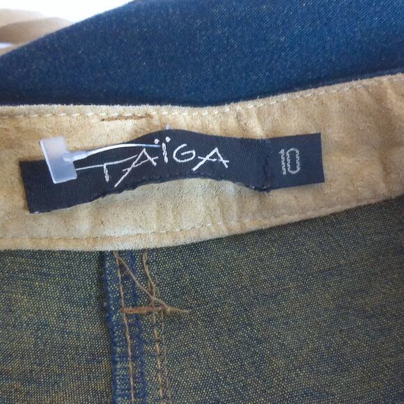 Vintage Taiga Suede Western Fringe Jacket Size Large And Pants Size 10 - Picture 3 of 8
